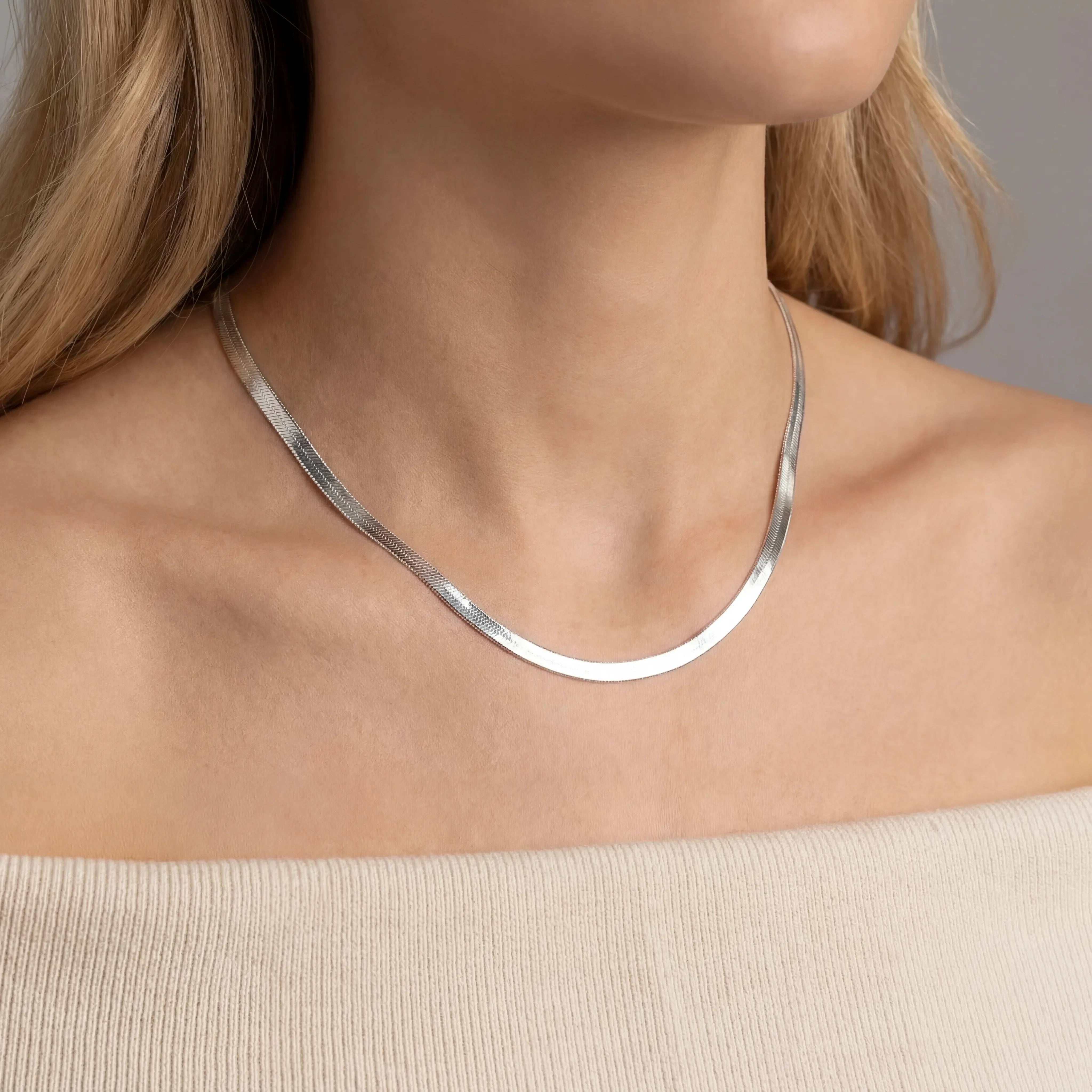 HBD Necklace Herringbone Necklace