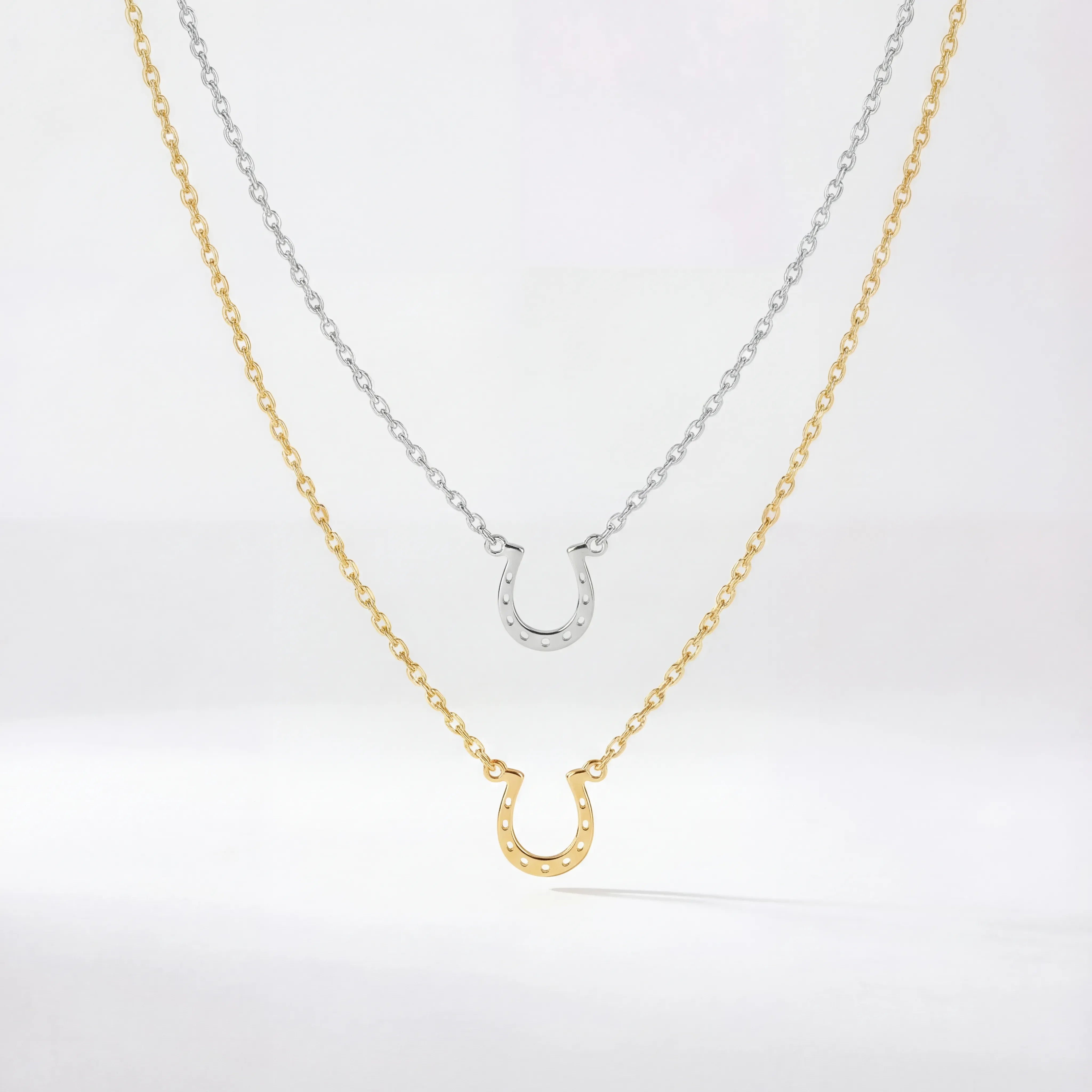 Necklace Horseshoe Pendant Necklace HBD