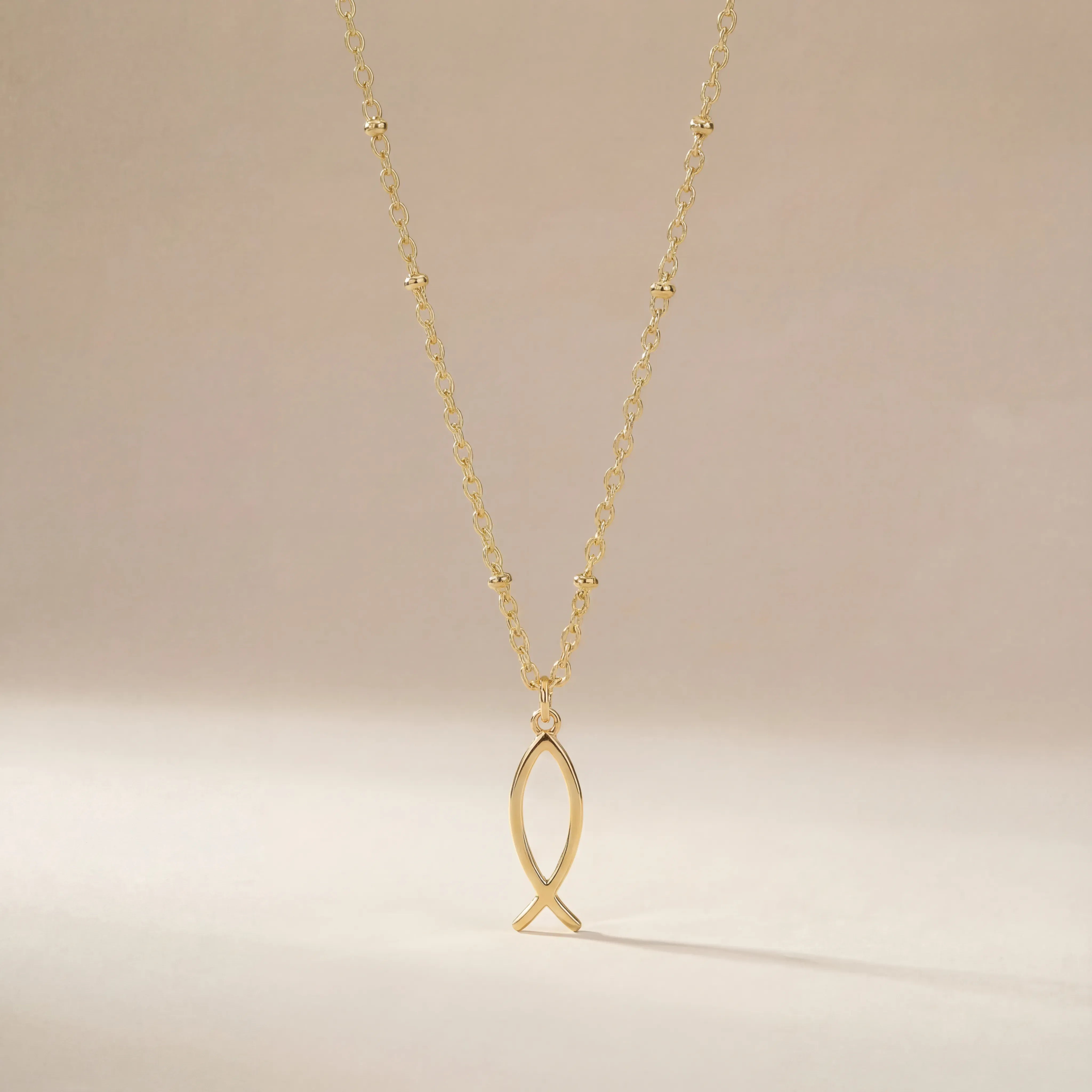 Necklace Ichthys Fish Necklace HBD