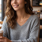 Necklace Initial Heart Initial Necklace HBD