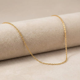 Kids Anchor Chain in Gold or Sterling Silver – Layering Chain 12–16"