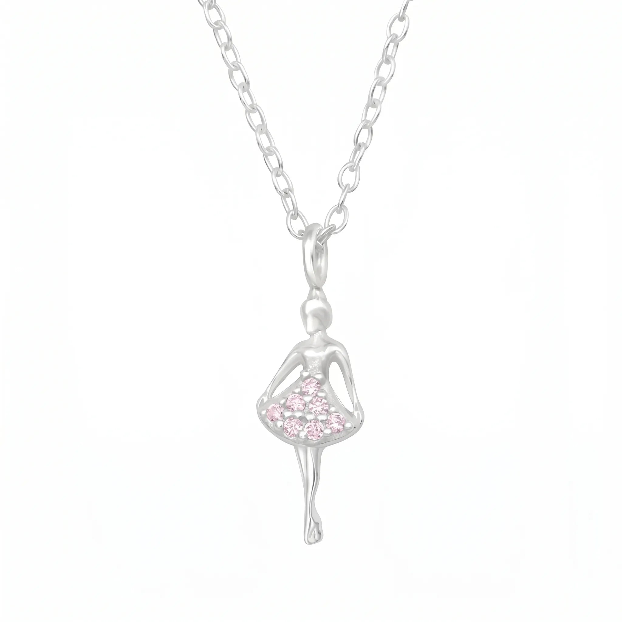 Necklace Kids Ballet Girl Necklace HBD Kids Ballet Girl Necklace