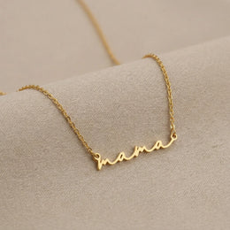 Mama Necklace in 18ct Gold, Gold Vermeil & Sterling Silver
