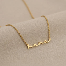 Mama Necklace in 18ct Gold, Gold Vermeil & Sterling Silver