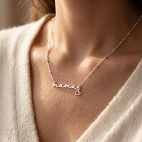 Mama Necklace in 18ct Gold, Gold Vermeil & Sterling Silver