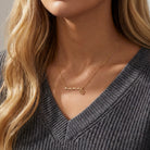 Necklace Mama Necklace with Baby Feet Charm HBD