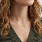 Necklace Mama Necklace with Baby Feet Charm HBD