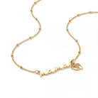 Necklace Mama Necklace with Baby Feet Charm HBD