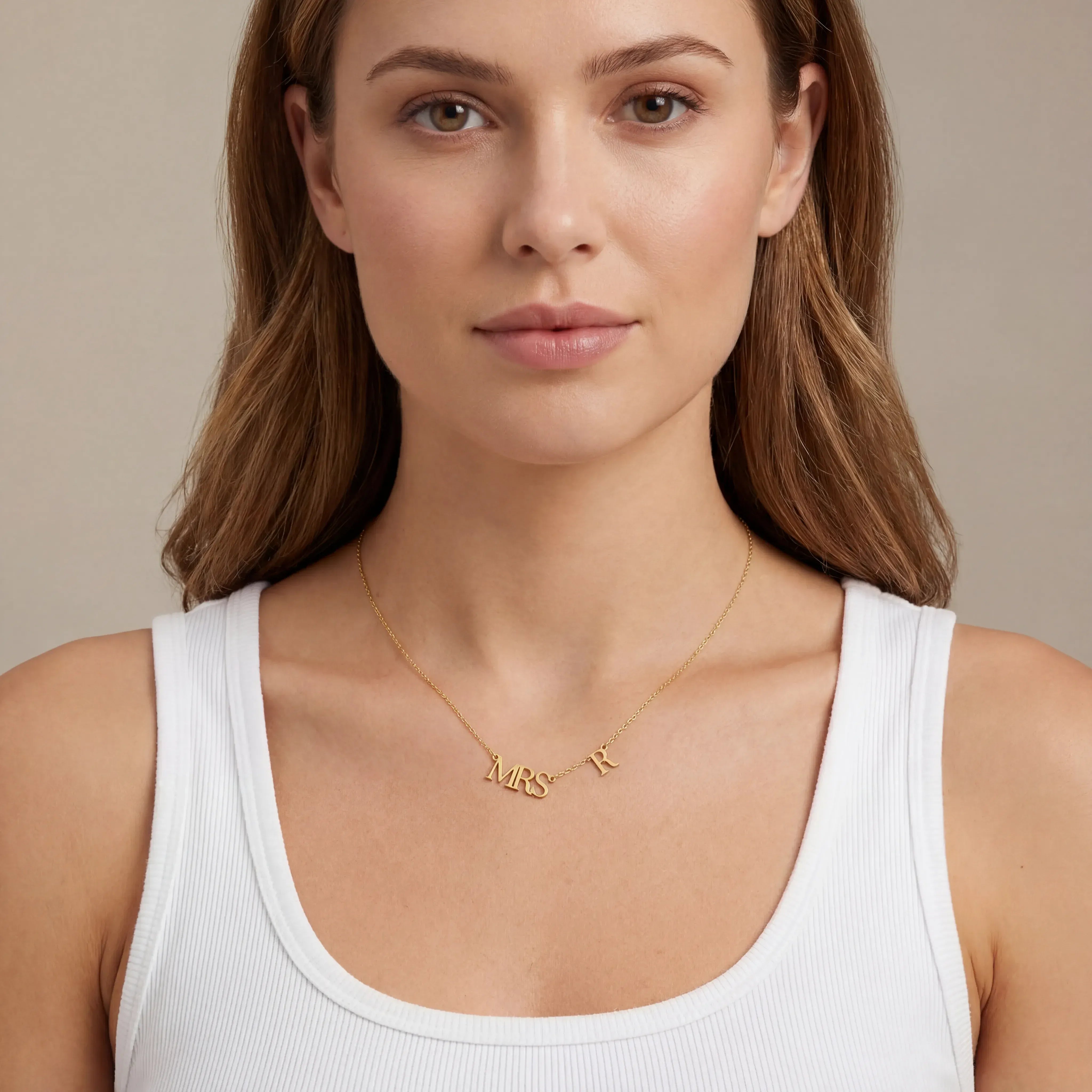 Necklace Mrs Personalised Necklace HBD