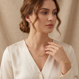 MrsB Name Necklace | 18ct Gold, Silver & Vermeil | Ready to Ship
