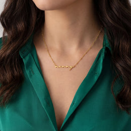 18ct "Mummy" Necklace - Unique Design, High-Quality Materials