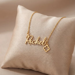 Custom Name Necklace with Free Charm – Gold or Silver – Anchor, Satellite or Belcher Chain