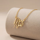 Necklace Personalised Double Name Necklace HBD