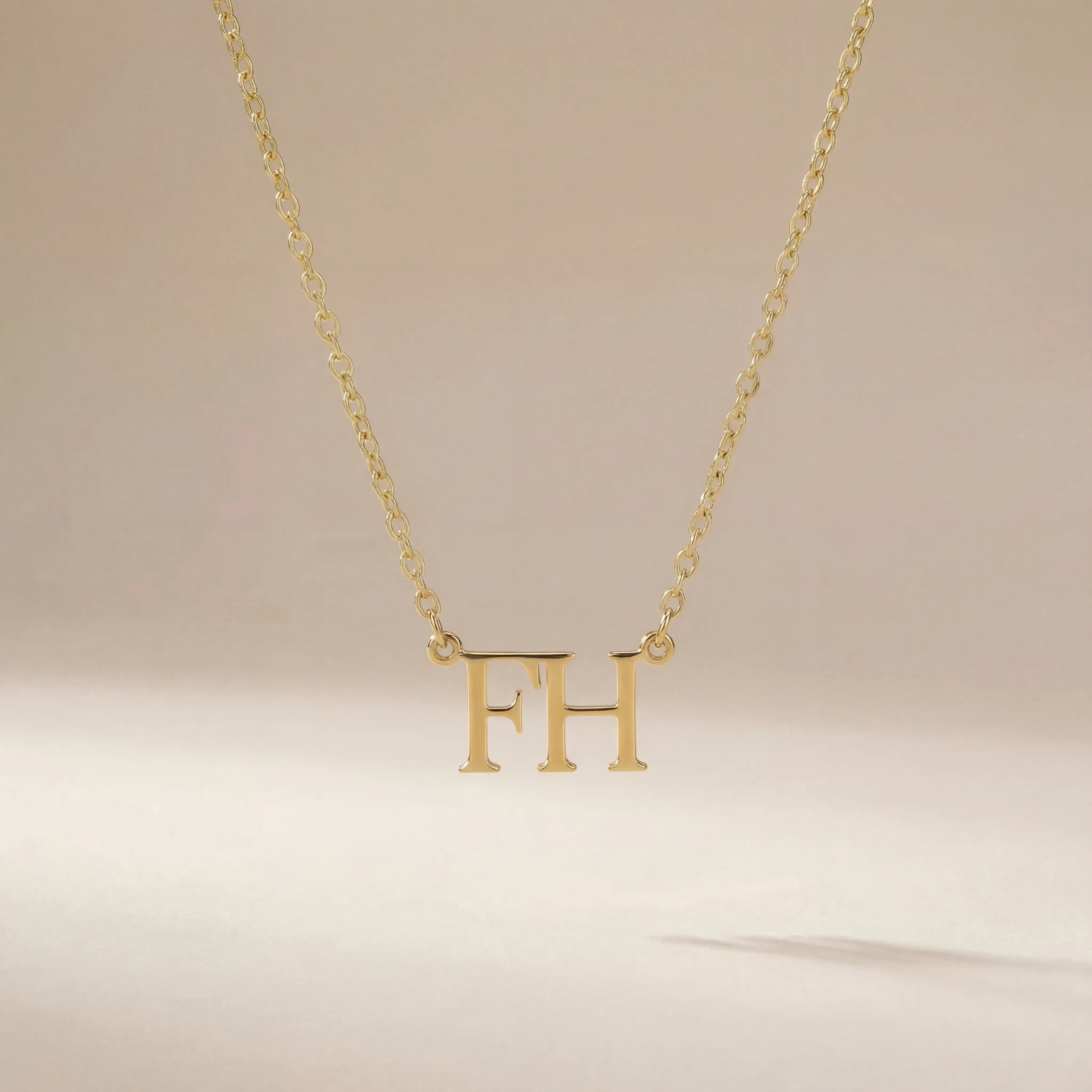Necklace Personalised Initials Necklace HBD