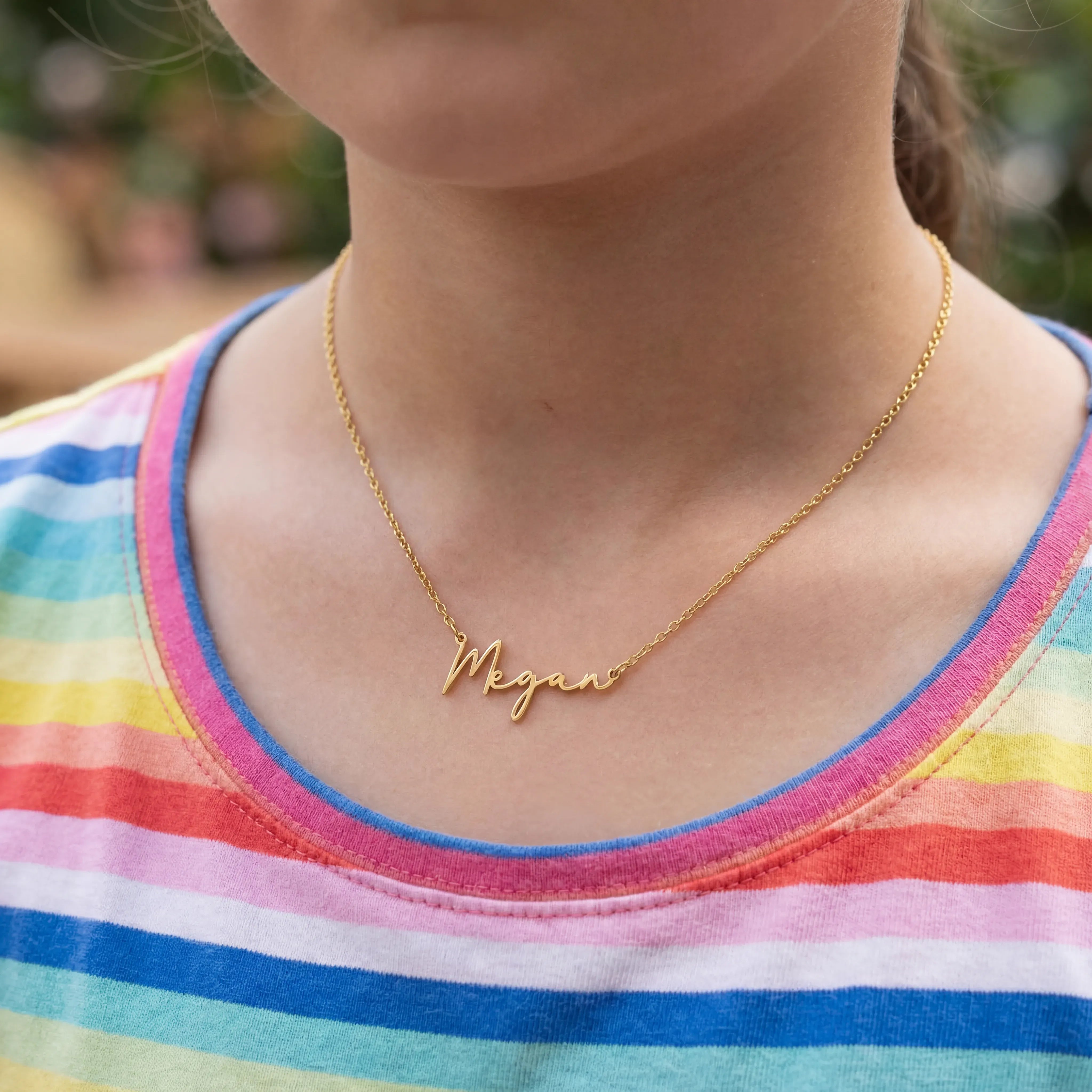 Necklace Personalised Kids Necklace HBD