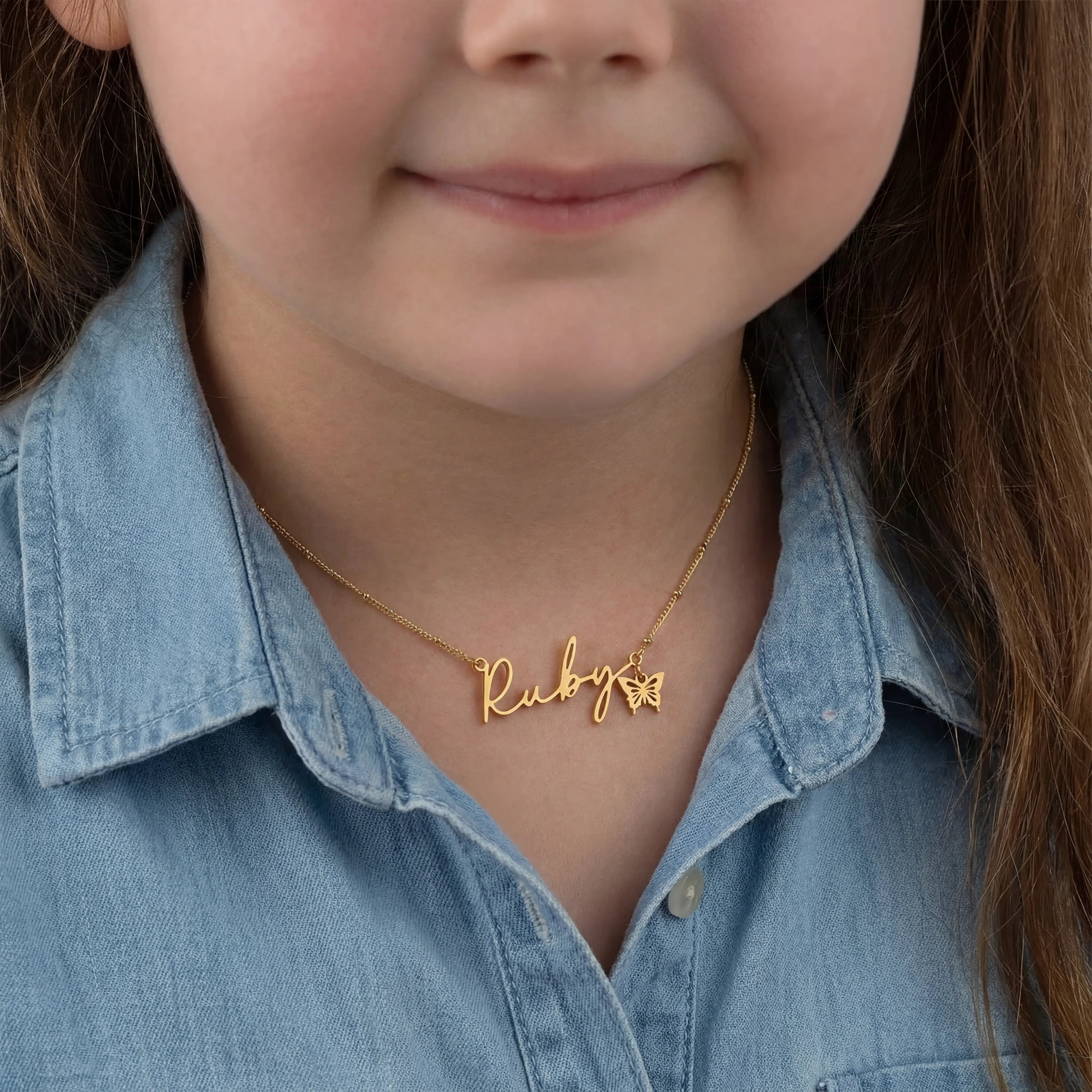 Necklace Personalised Kids Necklace HBD