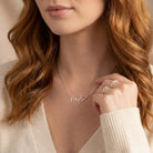 Necklace Personalised Mrs Necklace, Bracelet & Earrings | 3 Piece Jewellery Set HBD