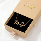 Necklace Personalised Mrs Necklace HBD