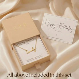 Personalised Name & Card Gift Set – Birthday, Bridesmaid Proposal & Bride-to-Be Gifts