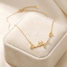 Necklace Personalised Name & Heart Necklace HBD