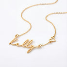 Necklace Personalised Name & Heart Necklace HBD