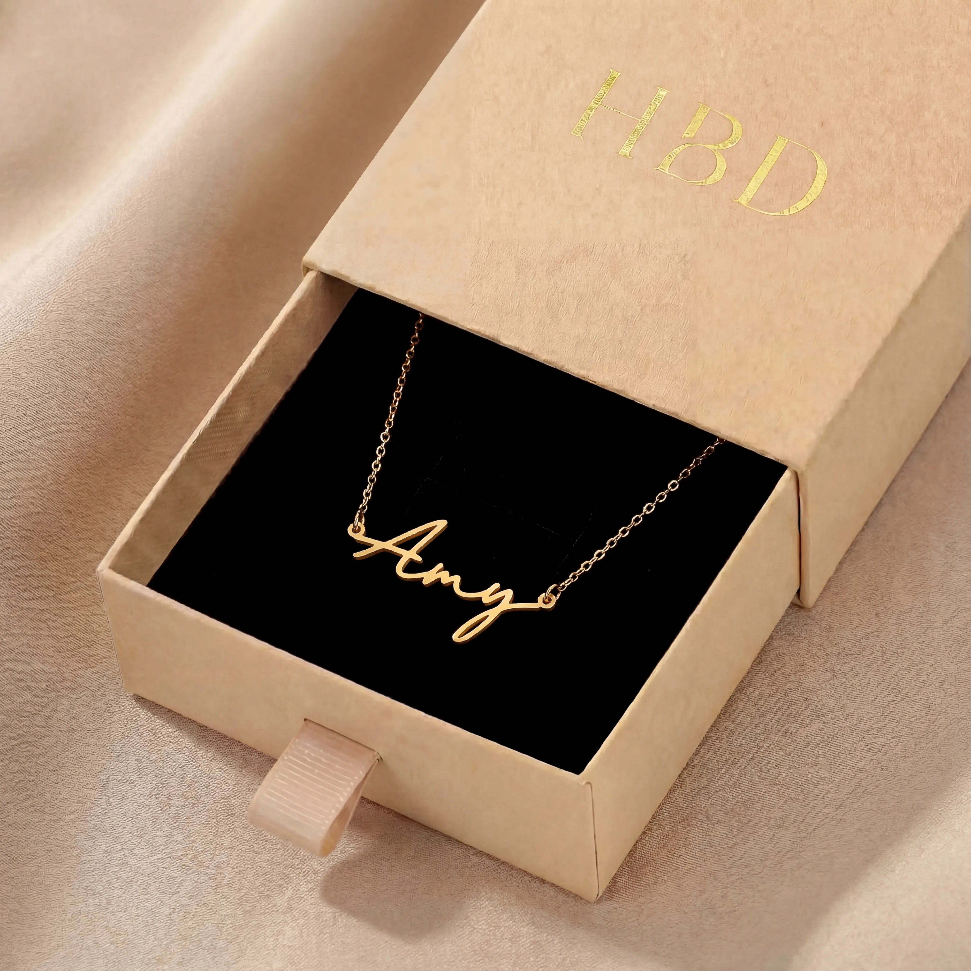 Necklace Personalised Name Necklace HBD