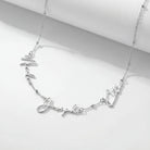 Necklace Personalised Triple Name Necklace HBD