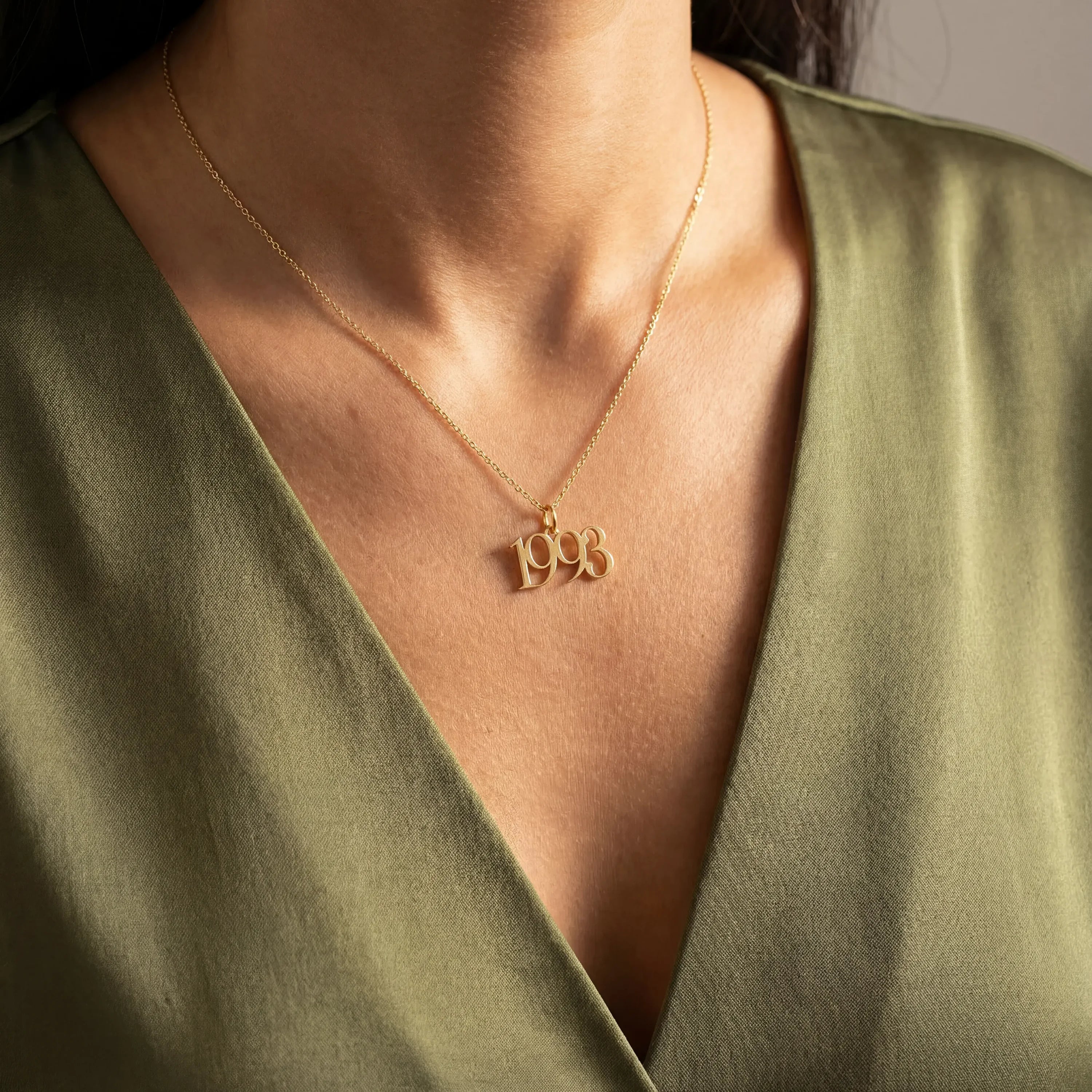 Necklace Personalised Year Of Birth Necklace HBD