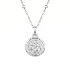 Necklace St Christopher Medallion Necklace HBD St Christopher Medallion Necklace