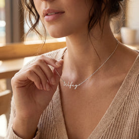 Wifey Necklace | Chain for Wife | Necklace for Her | Present in Gold & Silver