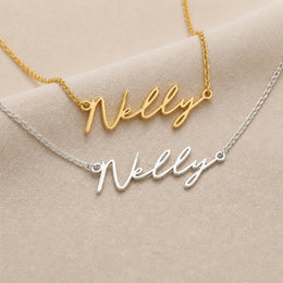 Nelly Name Necklace | 18ct Gold, Silver & Vermeil | Ready to Ship
