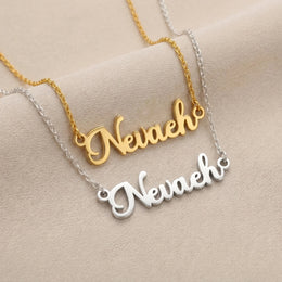 Nevaeh Name Necklace | 18ct Gold, Silver & Vermeil | Ready to Ship
