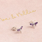 Noa & Nellie Earrings Sterling Silver Kids Dragonfly Stud Earrings
