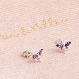 Dragonfly Kids Stud Earrings in Sterling Silver | Children’s Earrings by Noa & Nellie