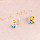 Noa & Nellie Earrings Sterling Silver Kids Mermaid Stud Earrings