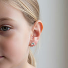 Noa & Nellie Earrings Sterling Silver Kids Rainbow Stud Earrings