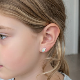 Unicorn Earrings for Kids – Hypoallergenic Children’s Jewellery with Silicone Backs