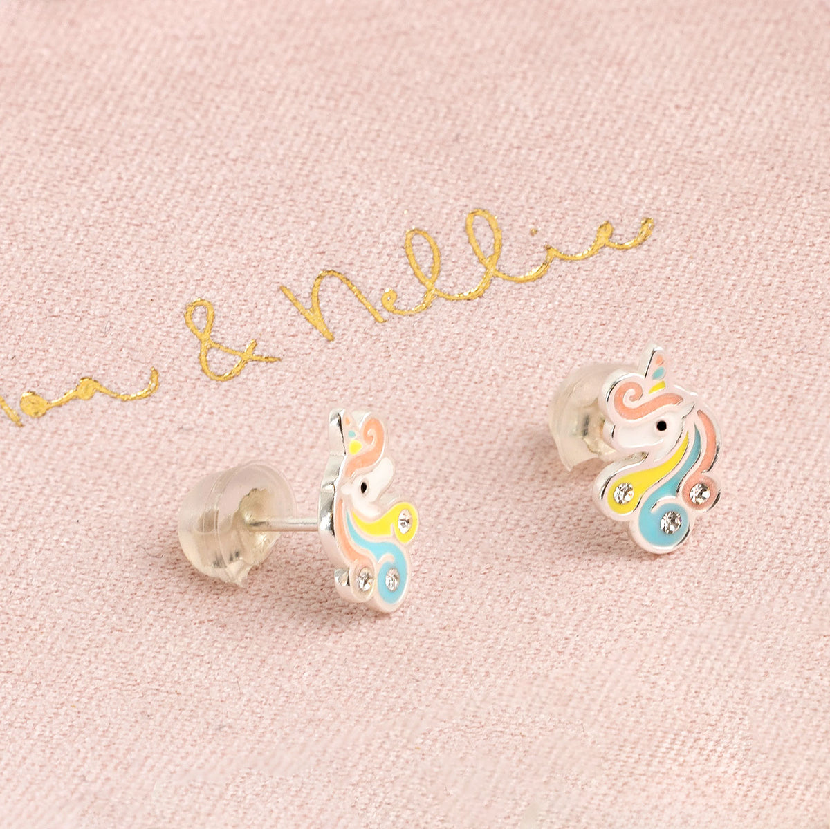 Unicorn Earrings for Kids – Hypoallergenic Children’s Jewellery with Silicone Backs