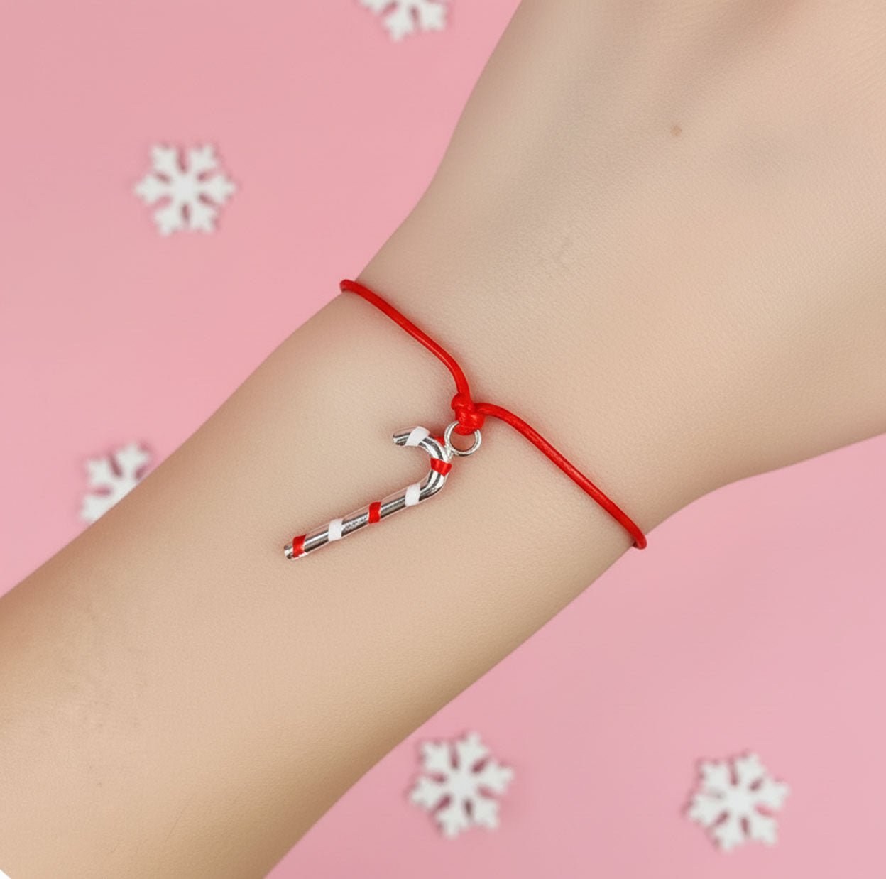 Noa & Nellie Extra Christmas Candy Cane Bracelet