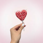 Noa & Nellie Extra Handmade Strawberry Red & Pink Lollipop