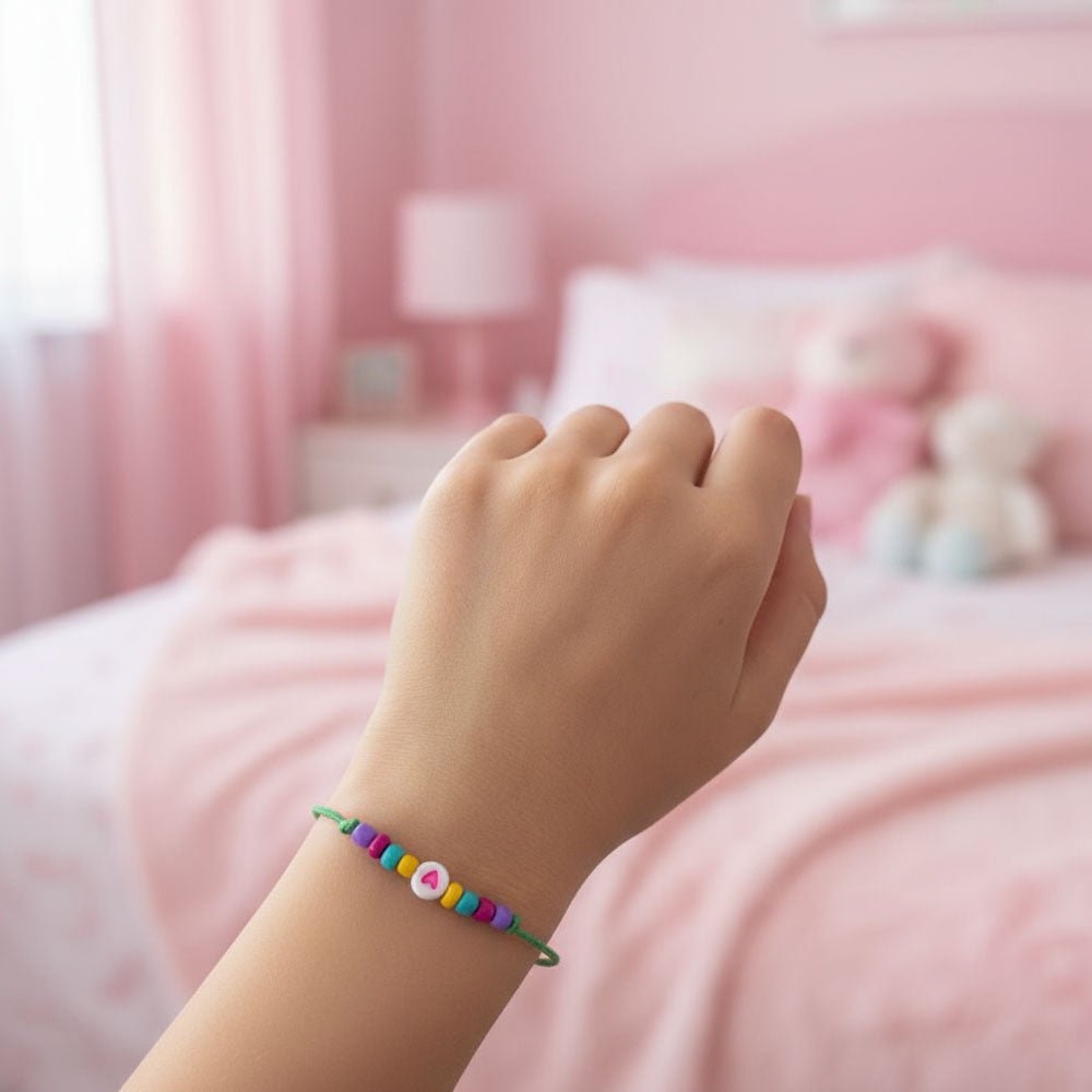 Noa & Nellie Extra Happy Birthday Mini Beaded Wish Bracelet