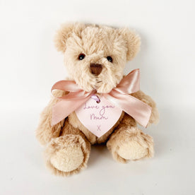 Teddy Bear & Personalised Plaque