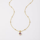 Noa & Nellie Necklace Kids Birthstone Necklace