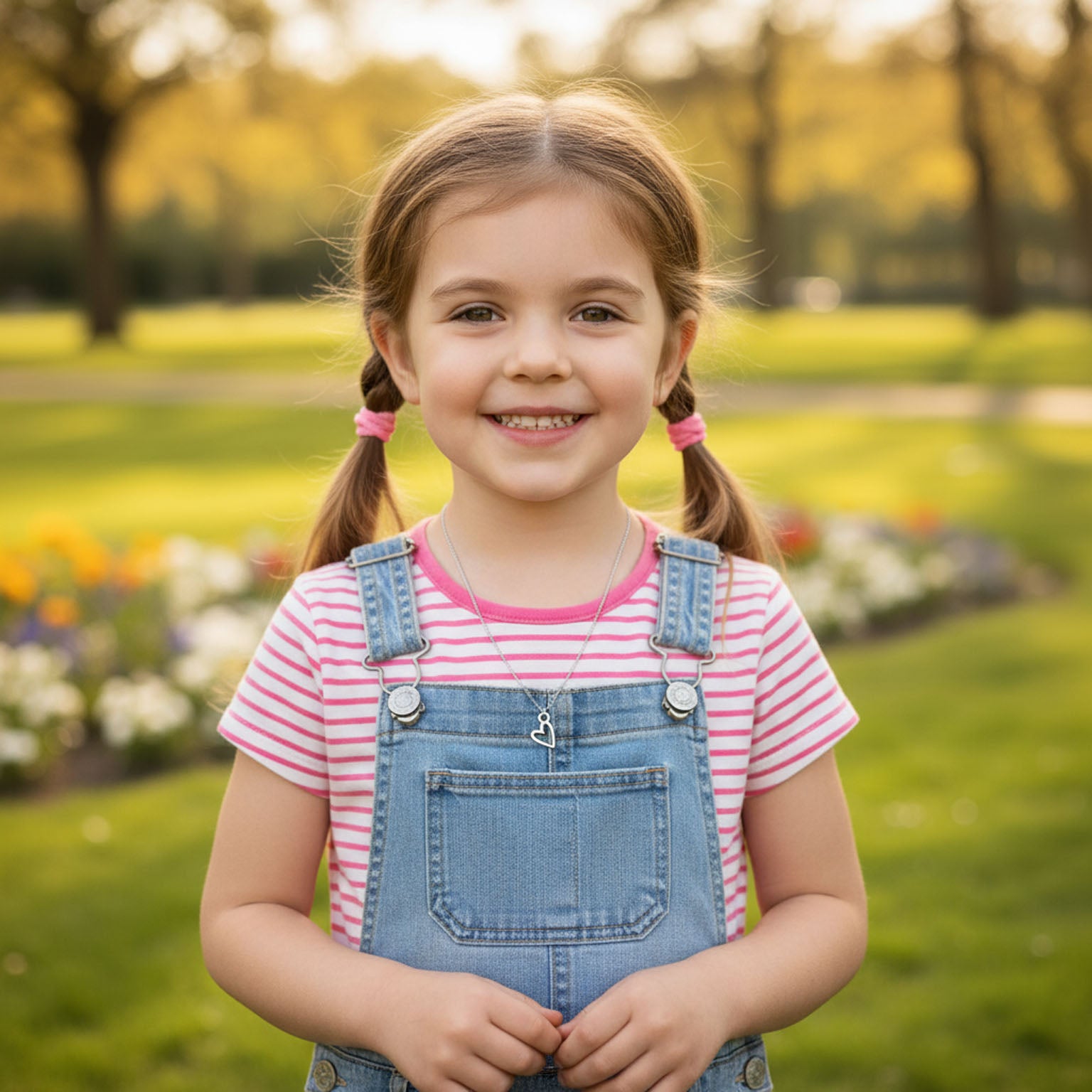 Noa & Nellie Necklace Kids Heart Necklace