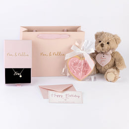 Kids Custom Gift Necklace & Cookie Set – Noa & Nellie