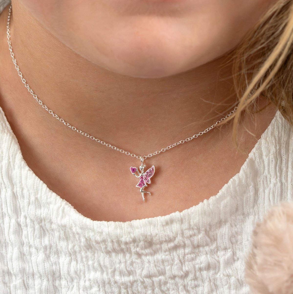 Noa & Nellie Necklace Sterling Silver Kids Fairy Sterling Silver Necklace