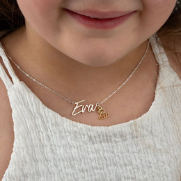 Kids Custom Gift Necklace & Cookie Set – Noa & Nellie