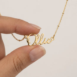 Ollie Name Necklace | 18ct Gold, Silver & Vermeil | Ready to Ship