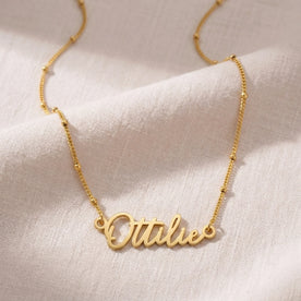 Ottilie Name Necklace | 18ct Gold, Silver & Vermeil | Ready to Ship