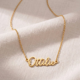 Ottilie Name Necklace | 18ct Gold, Silver & Vermeil | Ready to Ship